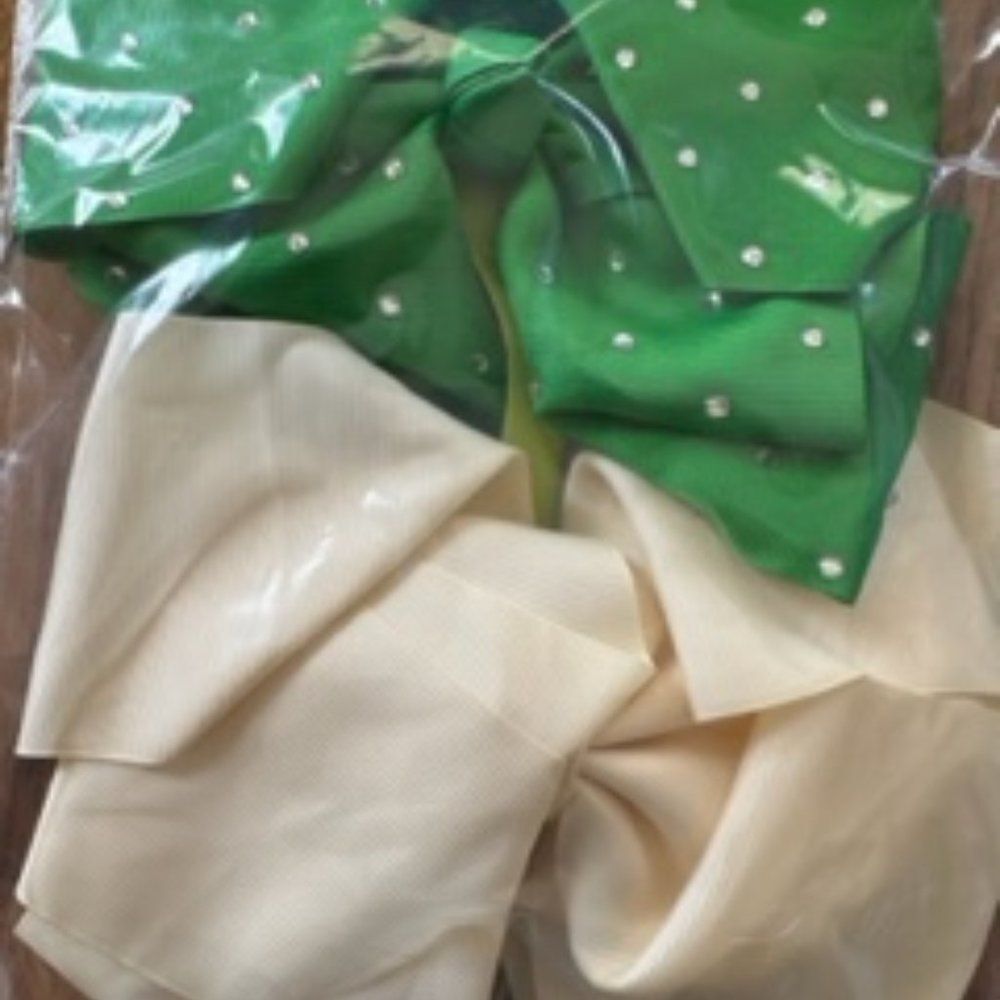 Bundle of (2) 8" Hairbows     B8143   Handmade NWT Boutique